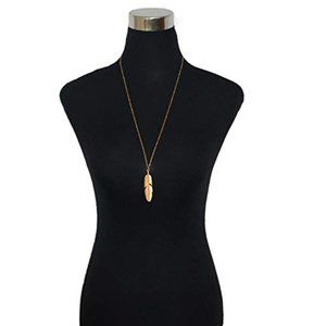NWT! Cute 18k Feather Chain